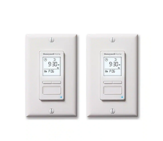 120-Volt 7-Day Programmable Indoor/Outdoor Motor and Light Switch Timer with Automatic Daylight Savings (2-Pack)