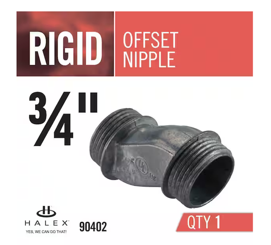 3/4 in. Rigid Offset Conduit Nipple- 9293671