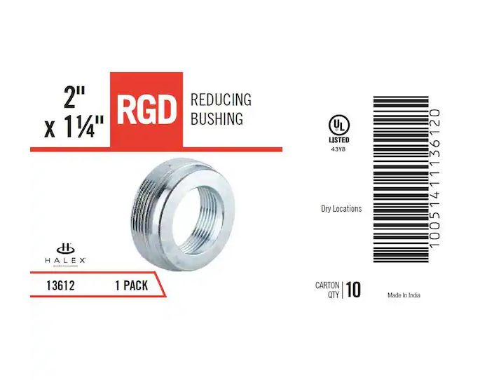 2 in. x 1-1/4 in. Rigid Reducing Bushing - 9428036