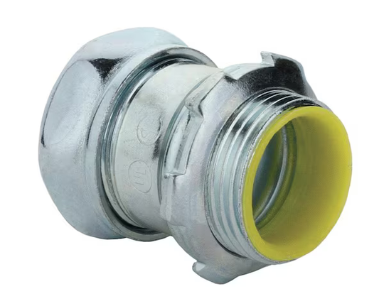 1-1/4 in. Electrical Metallic Tubing (EMT) Compression Connector with Insulated Throat - 91006232163