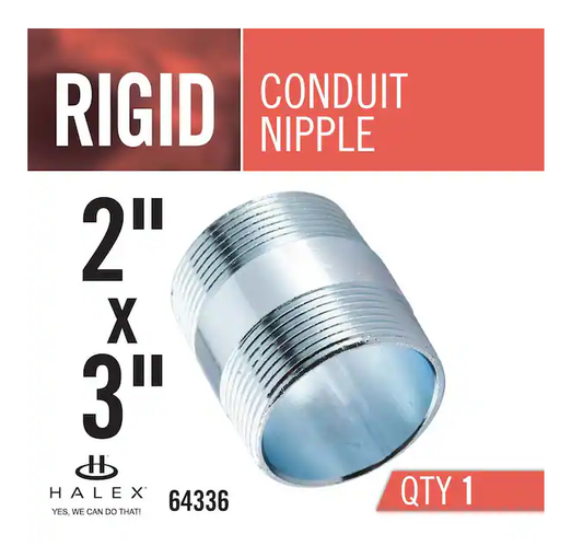 2 in. x 3 in. Rigid Conduit Nipple - 9274601