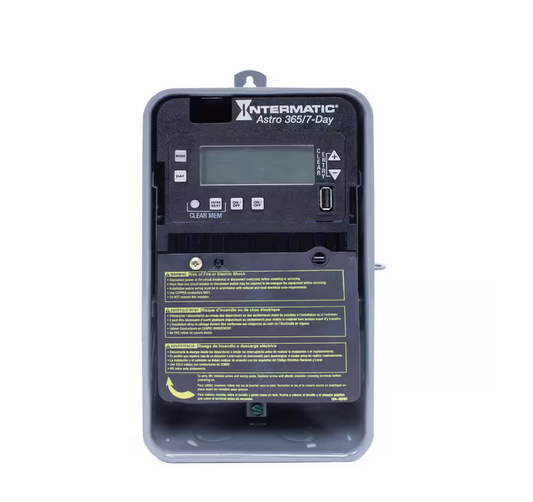 Astronomic 7-Day/365-Day 120-277- Volt AC Outdoor 2-Circuit Electronic Control, 2-SPST/DPST, Metal Enclosure - 91010617827