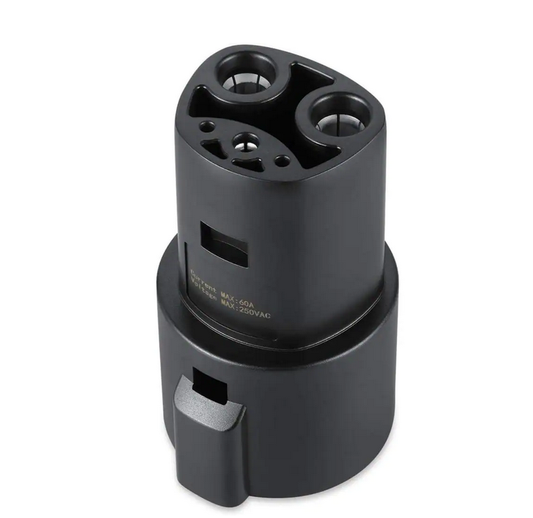 J1772 to Tesla Charging Adapter - 60A 250V AC - For Tesla Model 3/S/X/Y - SAE J1772 Electric Vehicle (EV) Chargers - 91005851717