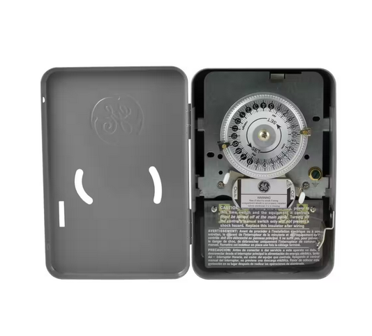 24-Hour Heavy Duty Indoor Mechanical Water Heater Switch Timer - 91002968577