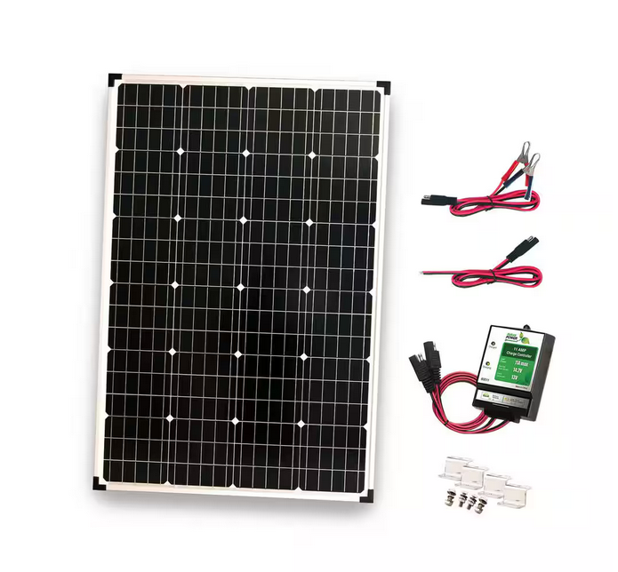 110-Watt Polycrystalline Solar Panel with 11 Amp Charge Controller