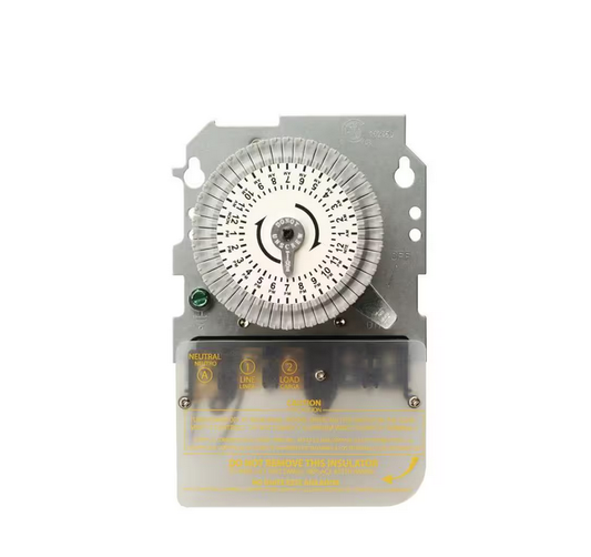 40-Amp 120-Volt SPST 24-Hour Mechanical Time Switch Mechanism Replacement for Metal Indoor/Outdoor Enclosure