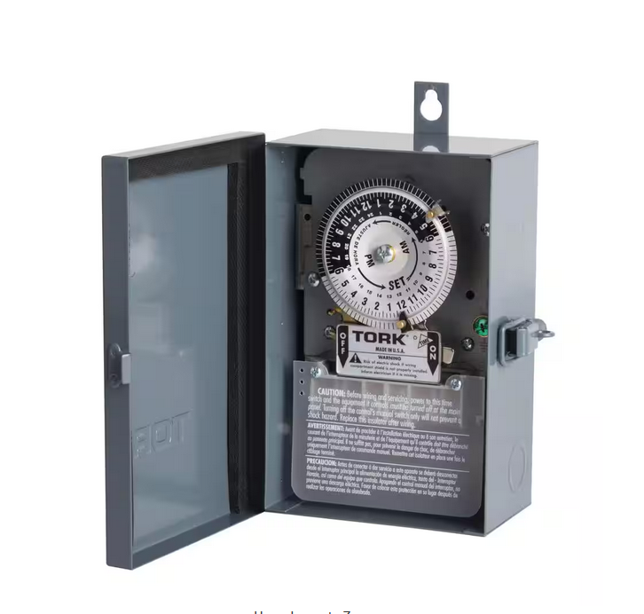 40 Amp 24-Hour Indoor/Outdoor Mechanical Timer Switch