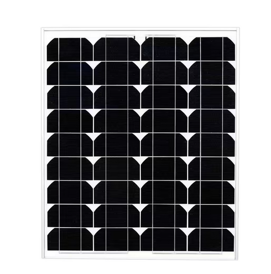 50-Watt 12-Volt Monocrystalline PV Solar Panel