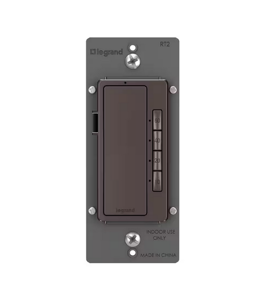 radiant 4 Button 60-Minutes, 40-Minutes, 20-Minutes, 10-Minutes Indoor Digital Countdown Timer, Dark Bronze - 91005513451