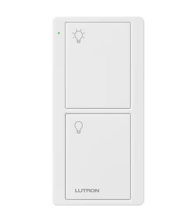 Pico Smart Remote (2-Button On/Off) for Caseta Smart Switch, White (PJ2-2B-GWH-L01)