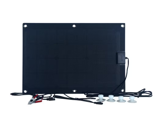 60-Watt SemiFlex Monocrystalline Solar Panel for 12-Volt Systems - 91006608260