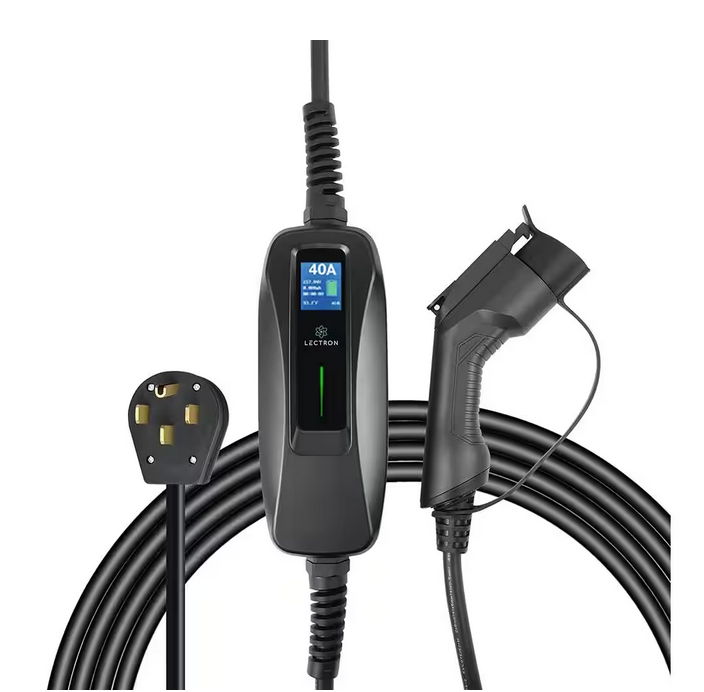 240-Volt 40 Amp Level 2 EV Charger with 18 ft Extension Cord J1772 Cable & NEMA 14-50 Plug Electric Vehicle Charger - 91005406472