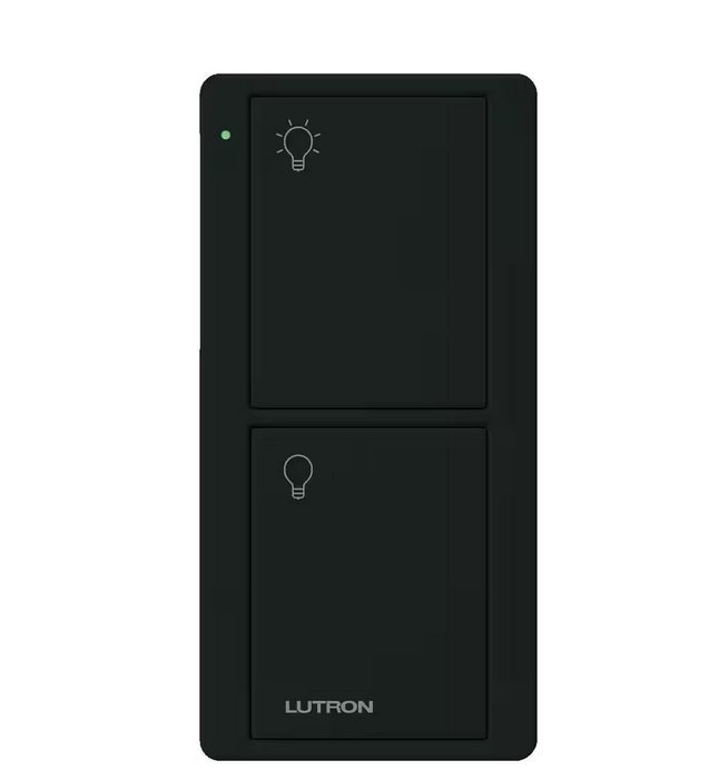 Pico Smart Remote (2-Button On/Off) for Caseta Smart Switch, Black (PJ2-2B-GBL-L01)