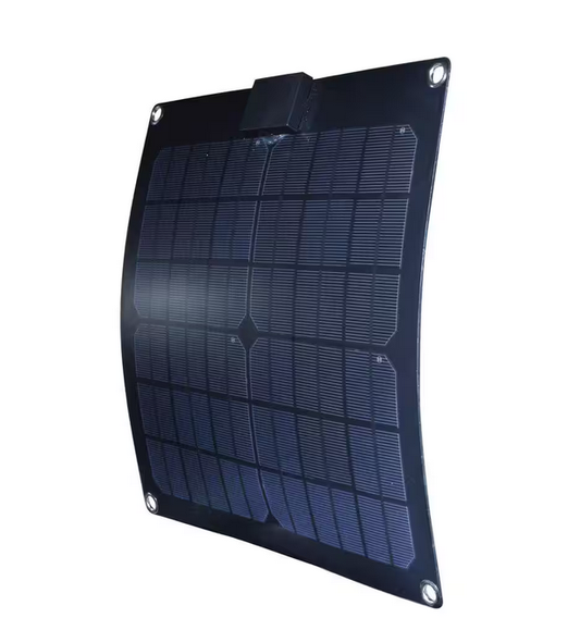 15-Watt Semi-Flex Monocrystalline Solar Panel for 12-Volt Charging - 91000504391