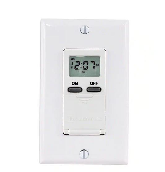 15 Amp Digital In-Wall Timer - White - 91000632781
