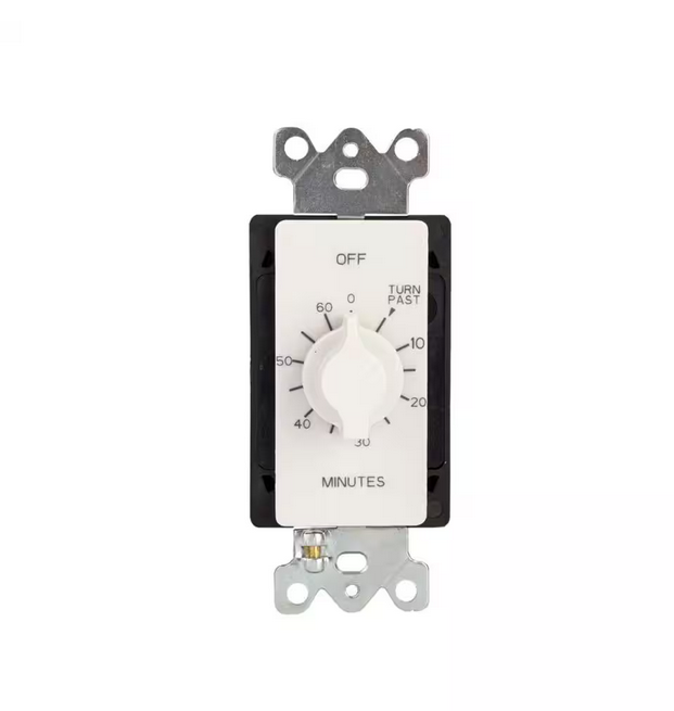 60-Minute Spring Wound Timer with Wall Plate