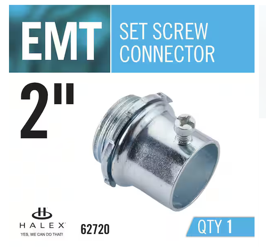 2 in. Electrical Metallic Tube (EMT) Set-Screw Connector - 9605867