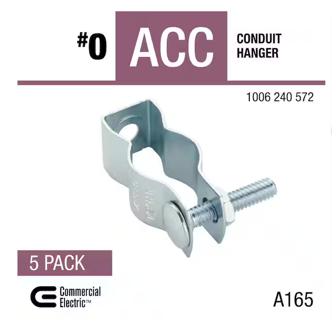 #0 Conduit Hanger (5-Pack) - 91006240572