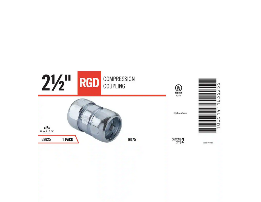 2-1/2 in. Rigid Compression Coupling - 9634957