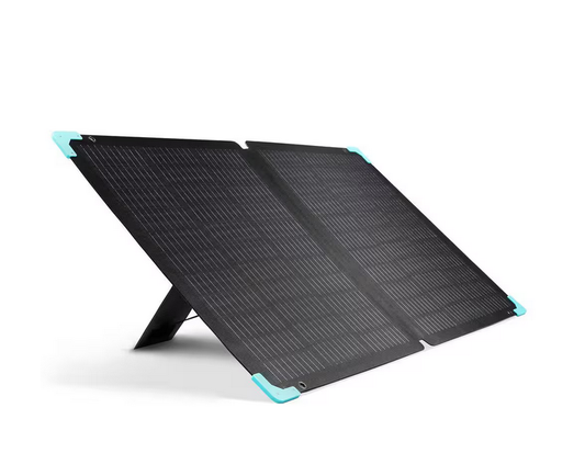 120-Watt E. Flex Portable Monocrystalline Solar Panel, Foldable Solar Charger for Power Station/Generator, Waterproof - 91008818972