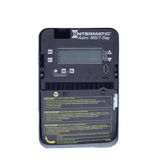 Astronomic 120-277 VAC 7-Day/365 Day Indoor 1-Circuit Electronic Control, SPST, Metal Enclosure - 91010168808