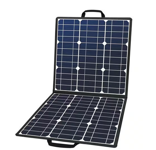 100-Watt Foldable Portable Monocrystalline Solar Panel with 18-Volt Systems - 91008549408