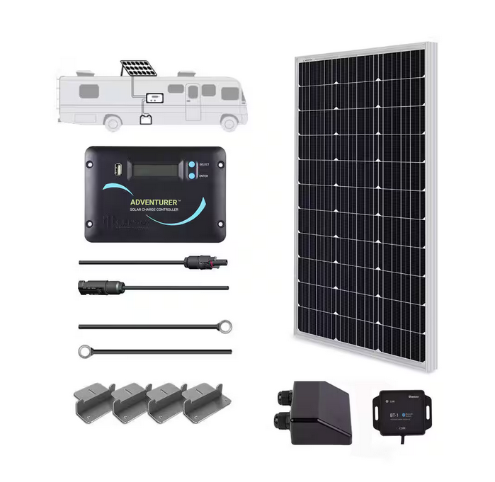 100-Watt 12-Volt Off-Grid Solar System for Solar RV Kit