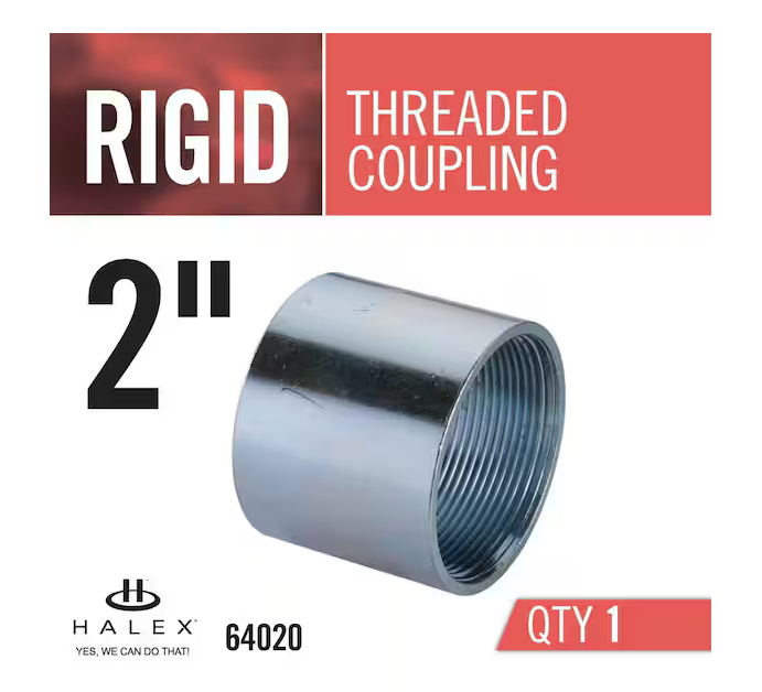 2 in. Rigid Conduit Coupling - 9704989