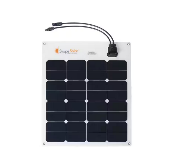 50-Watt Flexible Monocrystalline Solar Panel - 91002982833