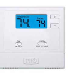 Non-Programmable Thermostat 1 Heat 1 Cool (HP/AC) - 939036