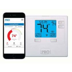 Non-Programmable WiFi Thermostat 1 Heat 1 Cool (HP/AC) - 952664