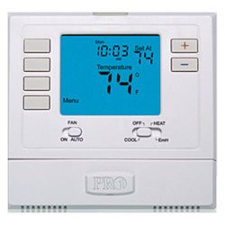 Non-Programmable Thermostat Large Display 2 Heat 1 Cool (HP/AC) - 946914