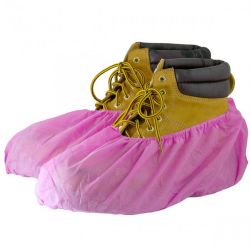 Original Shoe Covers Pink Cloth 50 Pair - 952947