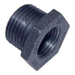 Black Iron Hex Bushing 3/4" x 1/2" - 952358